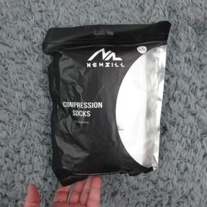 NEWZILL Compression Socks Mens XL L/XL 3 Pair Assorted 20-30mmHg Running NWT